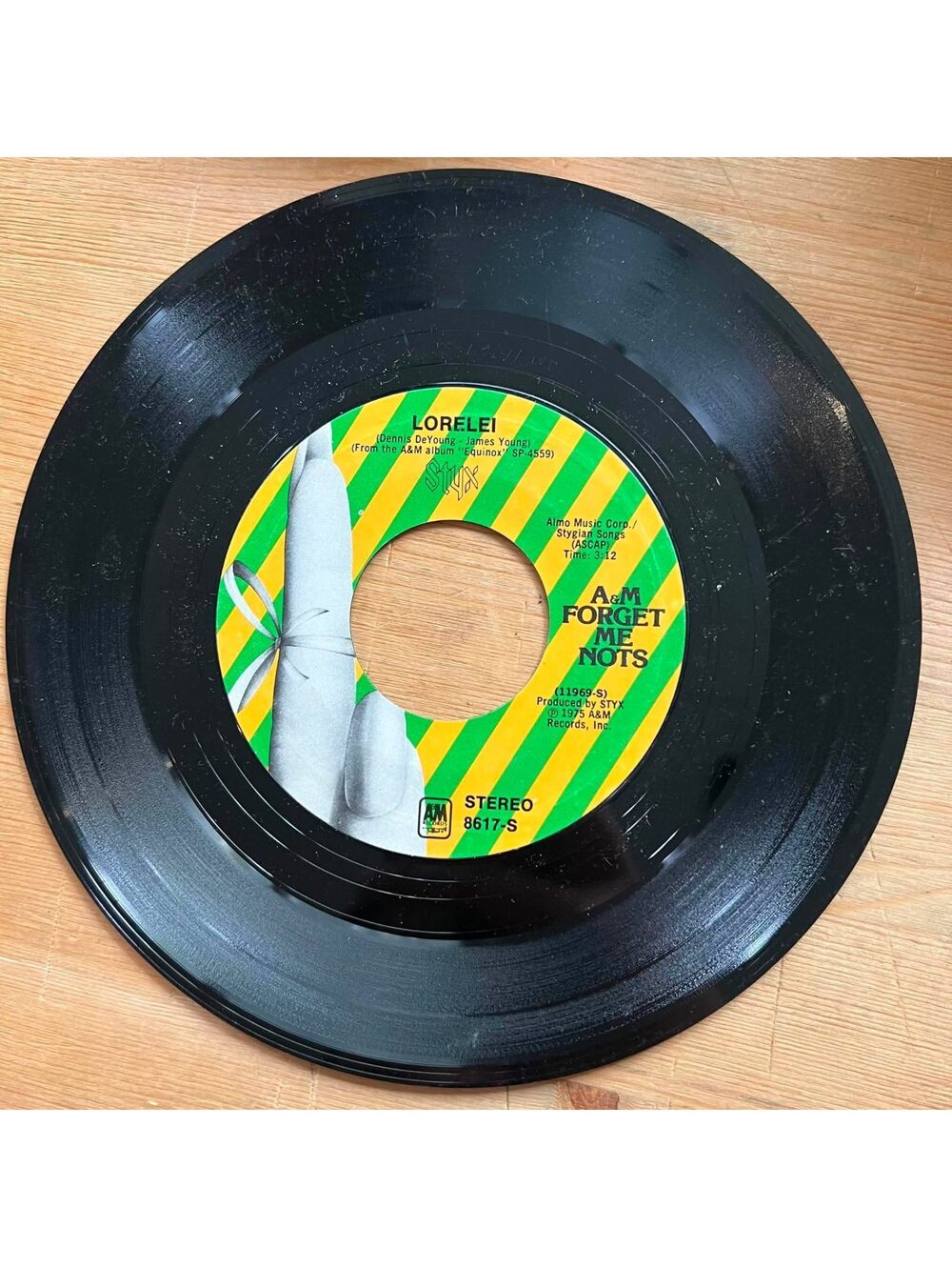 Styx - Lorelei/Blue Collar Man(Long Nights) 45rpm VG+ R10